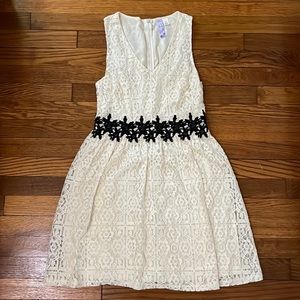 White lace dress
